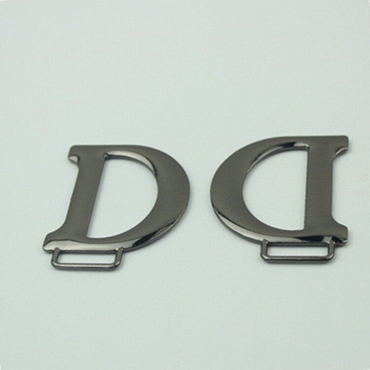 Metal Purse Label 1 7/8" 48mm Charm Tag Decoration Supply Heavy Duty Handbag Bag Making Replacement Hardware Wholesale Bulk