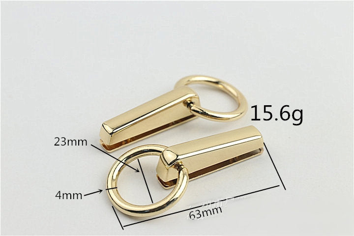 Strap Handles Connector 7/8 Inch 23mm Lock Buckle Gold Hardware Leather Purse Bag Handbag Clutch Backpack Diy Supplies