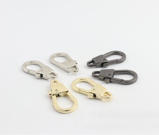 Lever Snap Hook 1/8" 4mm Alloy Metal Spring Trigger Lobster Clasp Clip Purse Bag Handbag Strap Handle Rings DIY Wholesale