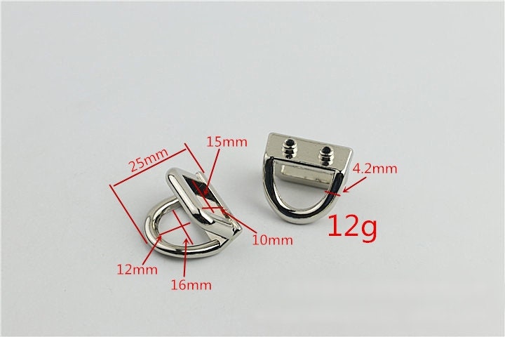 Strap Handles Connector 5/8 Inch 16mm Lock Buckle Gold Hardware Leather Purse Bag Handbag Clutch Backpack Diy Supplies