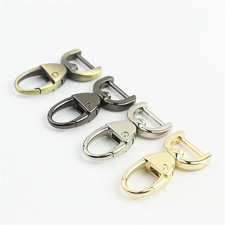 Swivel Lever Snap Hook 5/8" 16mm Metal Spring Push Gate Purse Clip Clasp Heavy Duty Handbag Bag Making Replacement Hardware