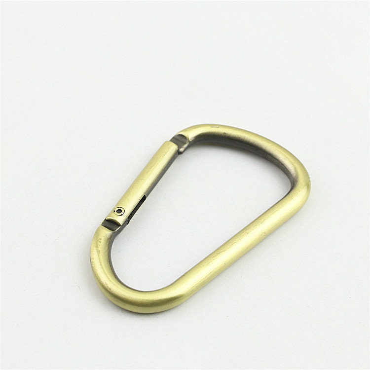 Spring O Ring 3" 74mm Extend Purse Bag Chain Strap Key Fob Keyring Dog Leash Metal Trigger Clasp Clip