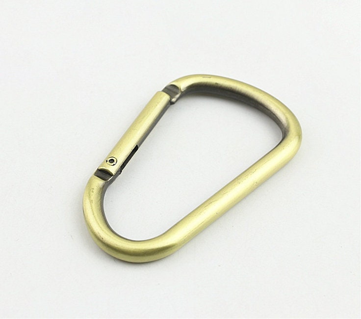 Spring O Ring 3" 74mm Extend Purse Bag Chain Strap Key Fob Keyring Dog Leash Metal Trigger Clasp Clip