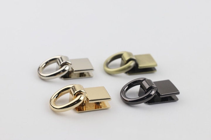 Strap Handles Connector 1/2 Inch 13mm Lock Buckle Gold Hardware Leather Purse Bag Handbag Clutch Backpack Diy Supplies