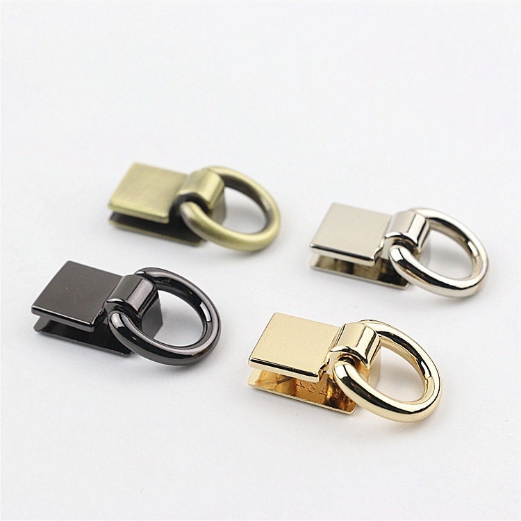 Strap Handles Connector 1/2 Inch 13mm Lock Buckle Gold Hardware Leather Purse Bag Handbag Clutch Backpack Diy Supplies