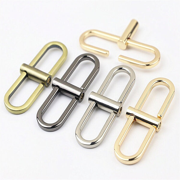 Screw Fixing Hook 61mm 2 3/8" Alloy Metal Spring Trigger Lobster Clasp Clip Purse Bag Handbag Strap Handle Rings DIY Wholesale