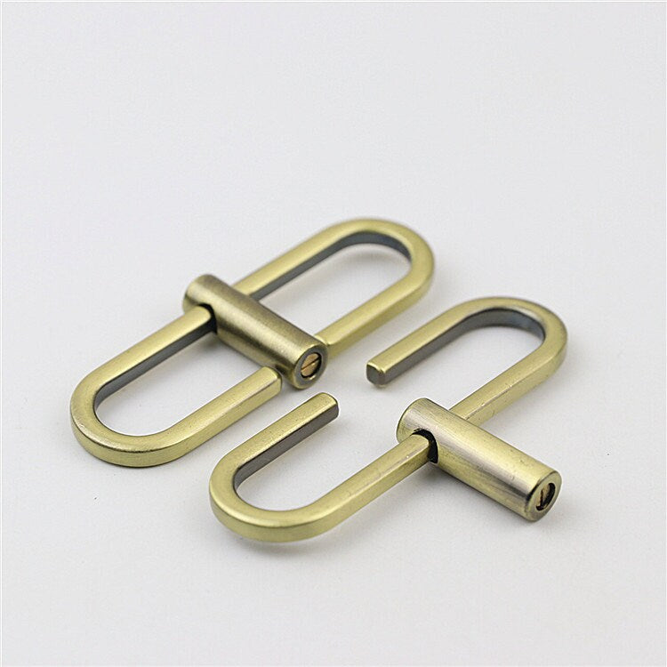 Screw Fixing Hook 61mm 2 3/8" Alloy Metal Spring Trigger Lobster Clasp Clip Purse Bag Handbag Strap Handle Rings DIY Wholesale