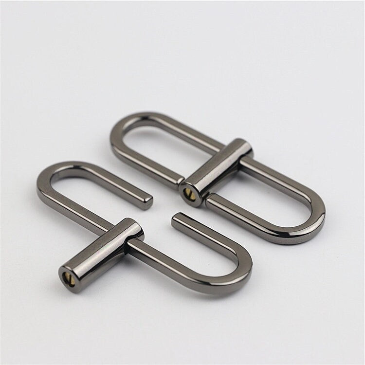 Screw Fixing Hook 61mm 2 3/8" Alloy Metal Spring Trigger Lobster Clasp Clip Purse Bag Handbag Strap Handle Rings DIY Wholesale