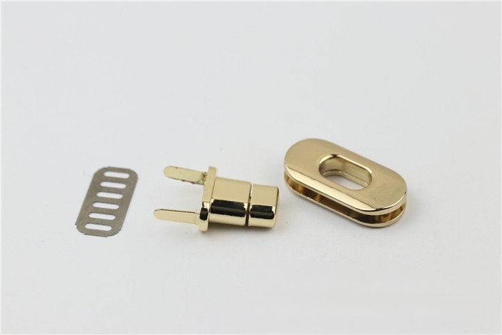 Turn Lock 1 3/8" 35mm Metal Purse Twist Lock Closure Heavy Duty Handbag Bag Making Replacement Hardware Accessories Wholesale Bulk