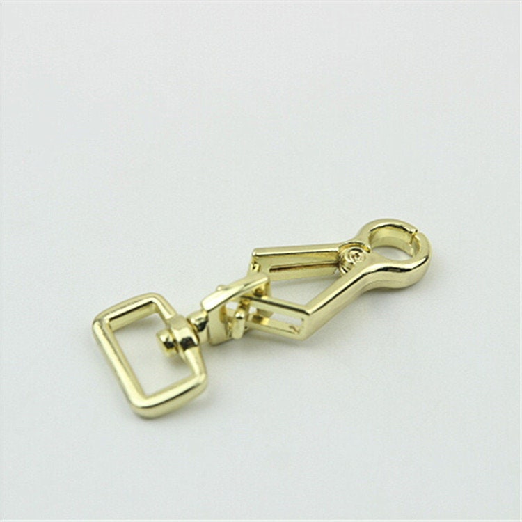 Swivel Lever Snap Hook 5/8" 16mm Metal Spring Push Gate Purse Clip Clasp Heavy Duty Handbag Bag Making Replacement Hardware