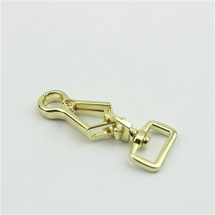 Swivel Lever Snap Hook 5/8" 16mm Metal Spring Push Gate Purse Clip Clasp Heavy Duty Handbag Bag Making Replacement Hardware