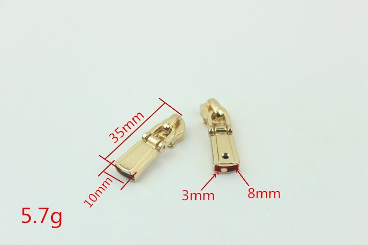 Zipper Pull #5 1 3/8" 35mm Zipper Head Pull-Tab Replacement Heavy Duty Handbag Bag Making Hardware Wholesale Bulk