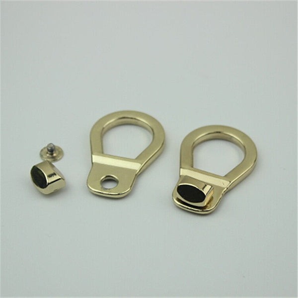 Strap Handles Connector 3/4 Inch 18mm Lock Buckle Gold Hardware Leather Purse Bag Handbag Clutch Backpack Diy Supplies