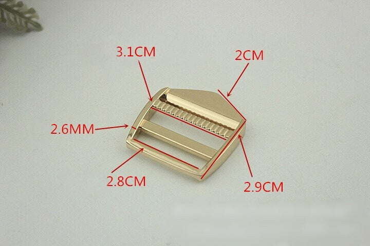 Ladder Lock Buckle 3/4 1 1 1/4 1 1/2" 20 25 31 38mm Tension Lock Strap Slider Belt Slide Adjuster Buckle Bag Making Replacement Hardware