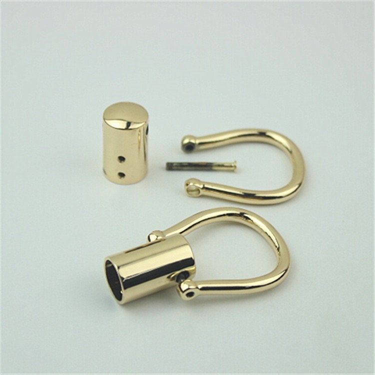 Strap Handles Connector 7/8 Inch 23mm Lock Buckle Gold Hardware Leather Purse Bag Handbag Clutch Backpack Diy Supplies