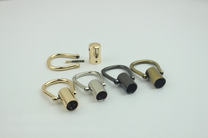 Strap Handles Connector 7/8 Inch 23mm Lock Buckle Gold Hardware Leather Purse Bag Handbag Clutch Backpack Diy Supplies