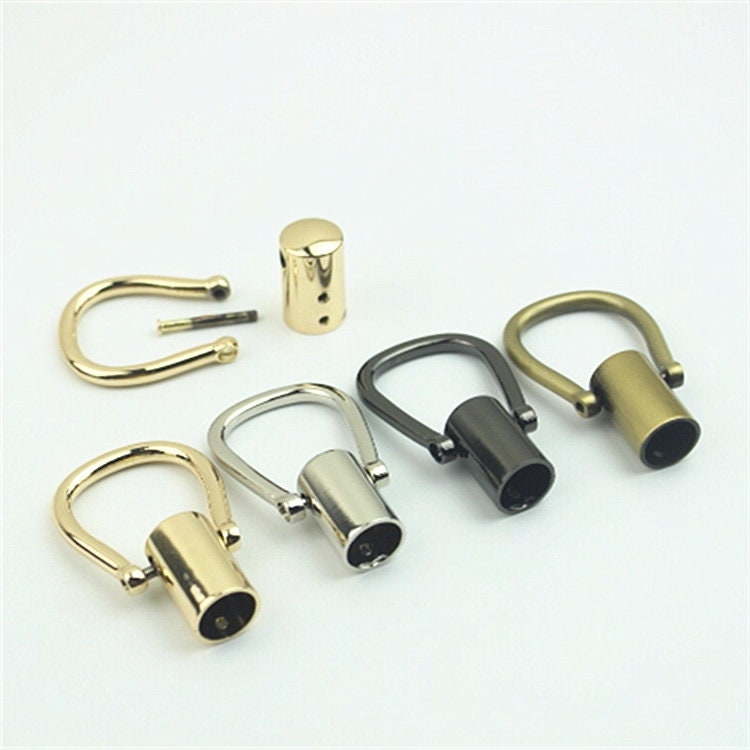 Strap Handles Connector 7/8 Inch 23mm Lock Buckle Gold Hardware Leather Purse Bag Handbag Clutch Backpack Diy Supplies