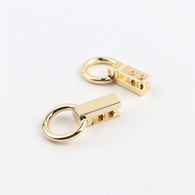 Strap Handles Connector 5/8 Inch 16mm Lock Buckle Gold Hardware Leather Purse Bag Handbag Clutch Backpack Diy Supplies