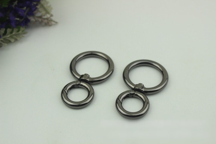 Spring O Ring Swivel Snap 5/8" 15mm Extend Purse Bag Chain Strap Key Fob Keyring Dog Leash Metal Trigger Clasp Clip