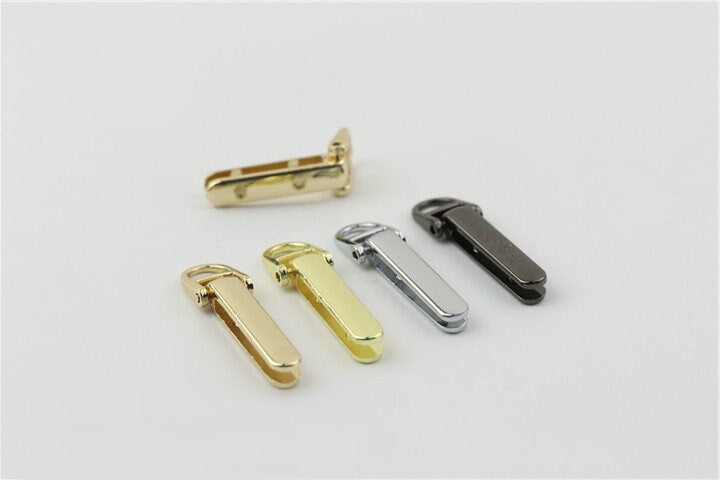 Strap Handles Connector 1/4 Inch 8mm Lock Buckle Gold Hardware Leather Purse Bag Handbag Clutch Backpack Diy Supplies