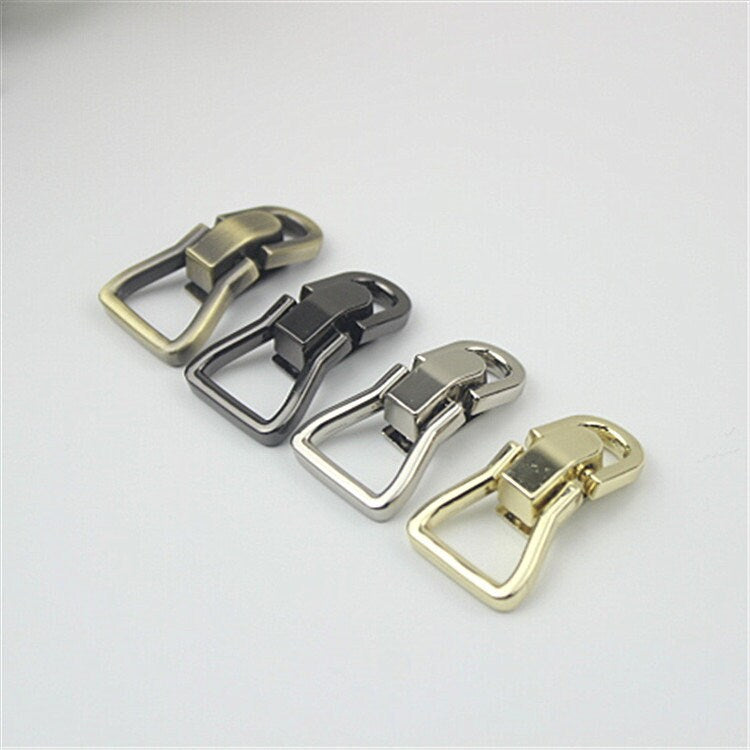 Strap Handles Connector 1/4 5/8 Inch 8 15mm Lock Buckle Gold Hardware Leather Purse Bag Handbag Clutch Backpack Diy Supplies