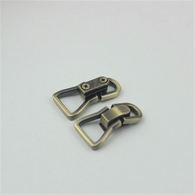 Strap Handles Connector 1/4 5/8 Inch 8 15mm Lock Buckle Gold Hardware Leather Purse Bag Handbag Clutch Backpack Diy Supplies