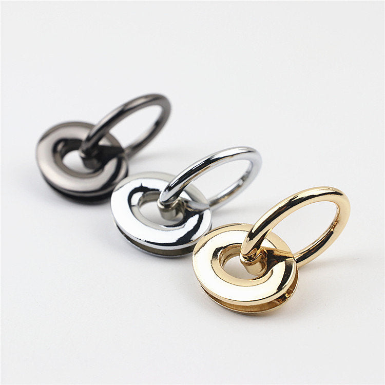 Strap Handles Connector 3/4 Inch 19mm Lock Buckle Gold Hardware Leather Purse Bag Handbag Clutch Backpack Diy Supplies