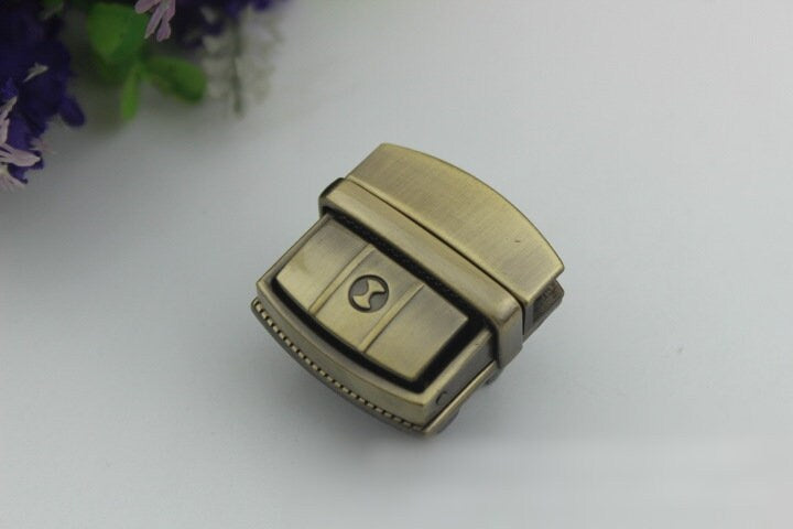 Thumb Lock 1 1/4" 30mm Purse Press Lock Tuck Tongue Clip Clasp Closure Heavy Duty Handbag Bag Making Replacement Hardware Wholesale Bulk