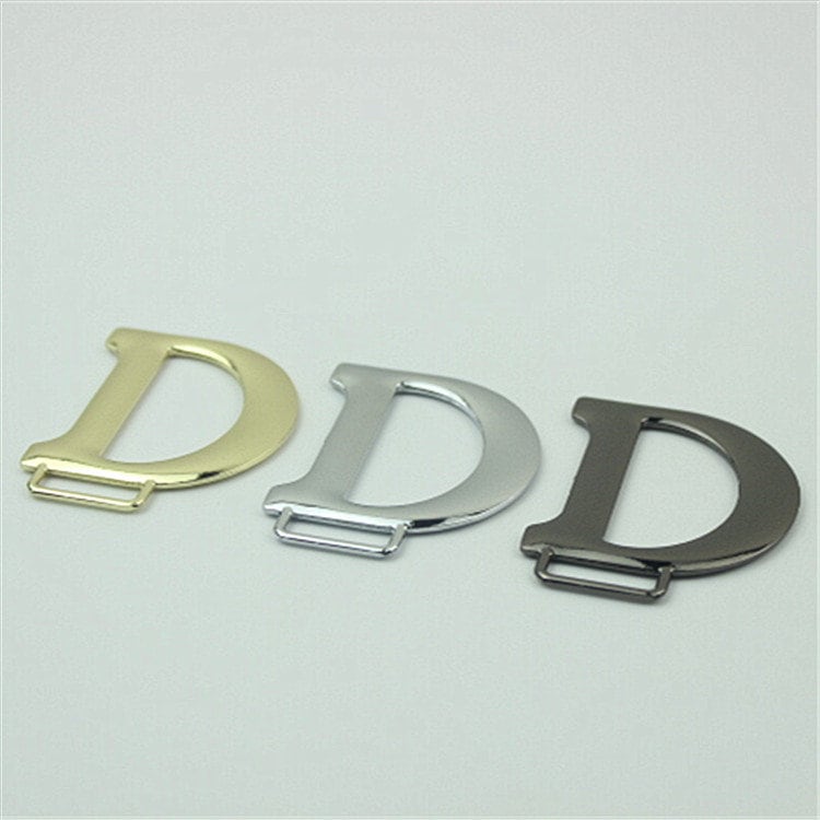 Metal Purse Label 1 7/8" 48mm Charm Tag Decoration Supply Heavy Duty Handbag Bag Making Replacement Hardware Wholesale Bulk