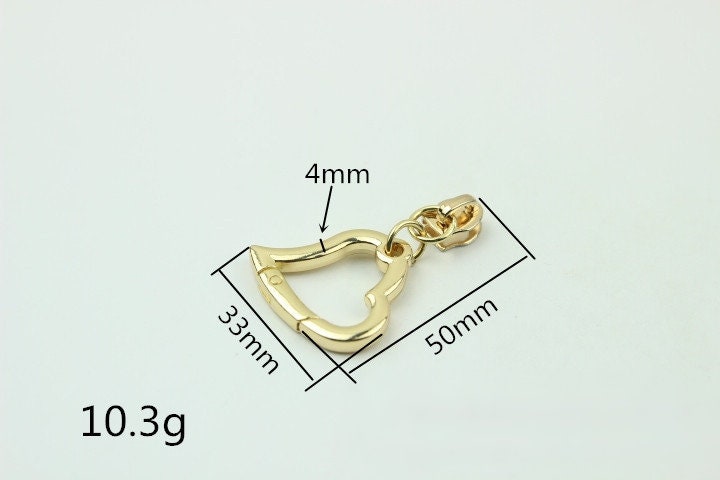 Zipper Pull #5 2" 50mm Zipper Head Pull-Tab Replacement Heavy Duty Handbag Bag Making Hardware Wholesale Bulk