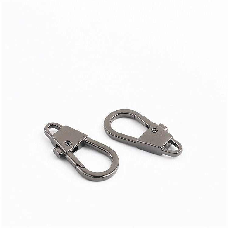 Lever Snap Hook 1/8" 4mm Alloy Metal Spring Trigger Lobster Clasp Clip Purse Bag Handbag Strap Handle Rings DIY Wholesale