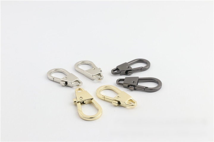 Lever Snap Hook 1/8" 4mm Alloy Metal Spring Trigger Lobster Clasp Clip Purse Bag Handbag Strap Handle Rings DIY Wholesale