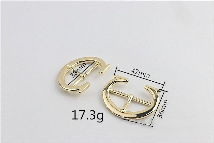 Pin Belt Buckle 1 1/2" 38mm Heavy Duty Center Bar Buckle Handbag Bag Making Replacement Notions Hardware Wholesale Bulk