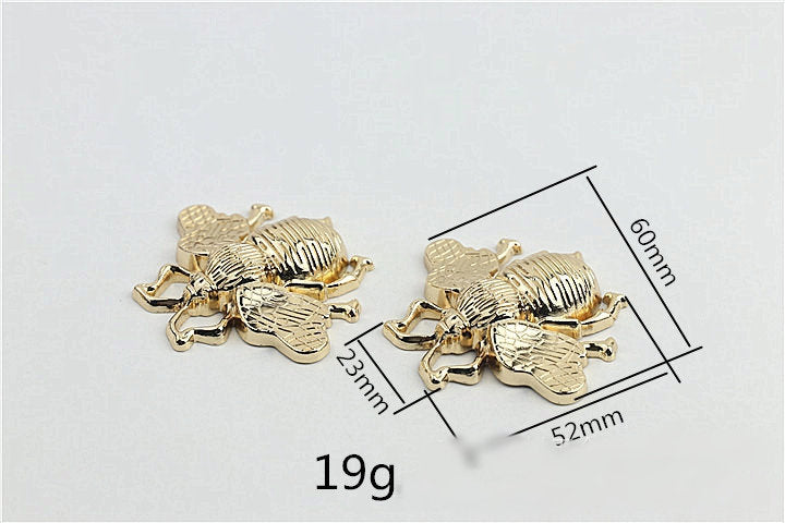 Metal Purse Label 2 3/8" 60mm Charm Tag Decoration Supply Heavy Duty Handbag Bag Making Replacement Hardware Wholesale Bulk