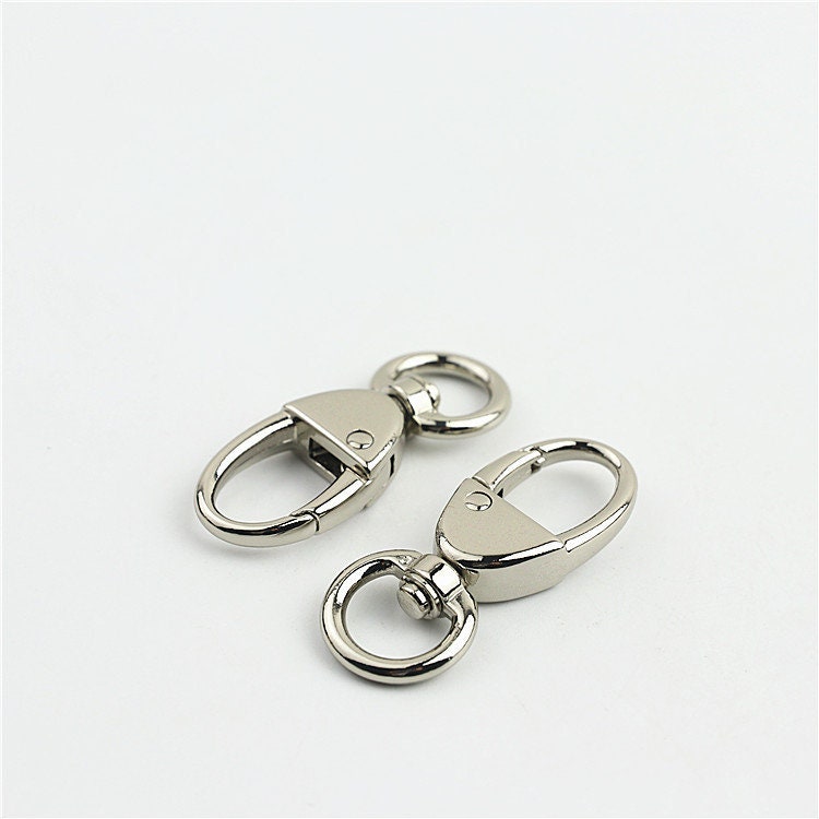 Swivel Lever Snap Hook 1/2" 12mm Metal Spring Push Gate Purse Clip Clasp Heavy Duty Handbag Bag Making Replacement Hardware