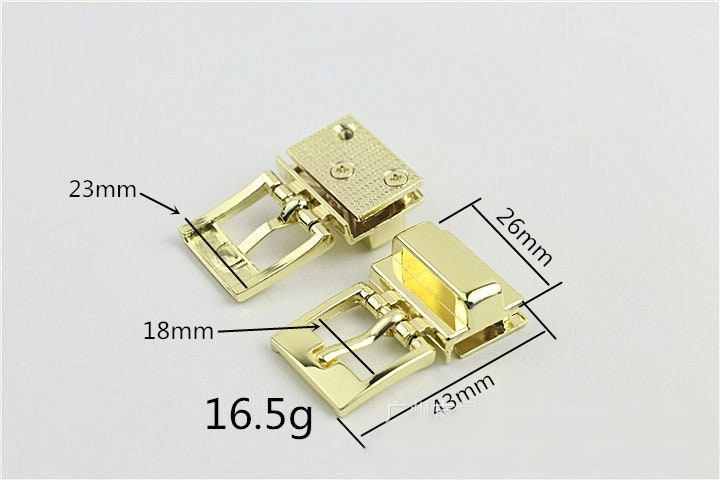 Pin Belt Buckle 3/4" 18mm Heavy Duty Center Bar Buckle Handbag Bag Making Replacement Notions Hardware Wholesale Bulk