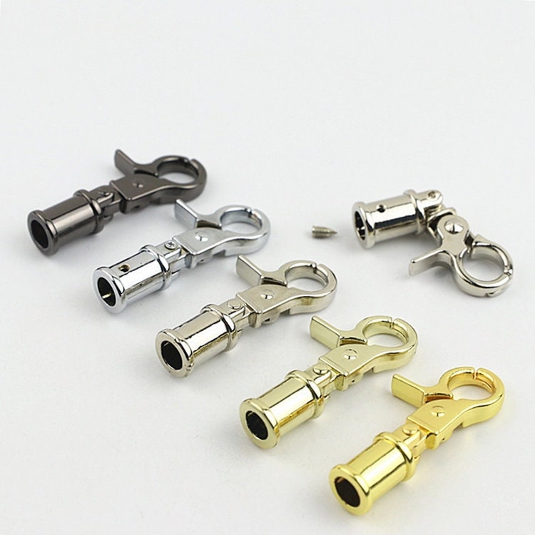 Swivel Lever Snap Hook 1/4" 7mm Alloy Metal Spring Trigger Lobster Clasp Clip Purse Bag Handbag Strap Handle Rings DIY Wholesale