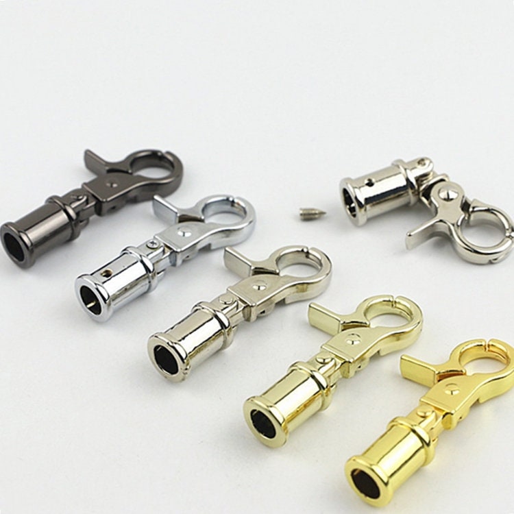 Swivel Lever Snap Hook 1/4" 7mm Alloy Metal Spring Trigger Lobster Clasp Clip Purse Bag Handbag Strap Handle Rings DIY Wholesale