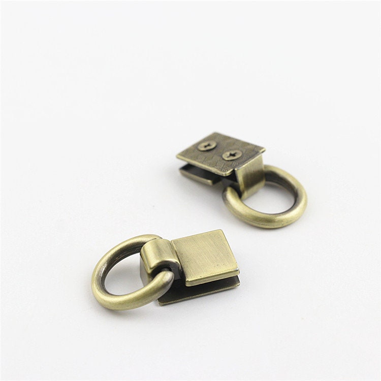 Strap Handles Connector 1/2 Inch 13mm Lock Buckle Gold Hardware Leather Purse Bag Handbag Clutch Backpack Diy Supplies