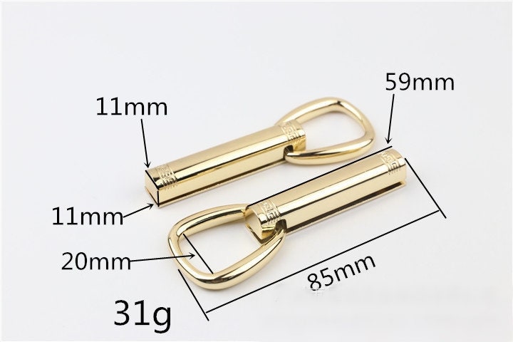 Strap Handles Connector 3/4 Inch 20mm Lock Buckle Gold Hardware Leather Purse Bag Handbag Clutch Backpack Diy Supplies