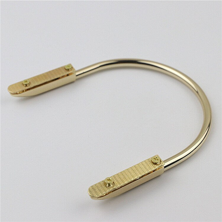 Arc Strap Handles Connector 4" 100mm Lock Buckle Gold Hardware Leather Purse Bag Handbag Clutch Backpack Diy Supplies