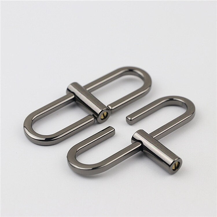 Screw Fixing Hook 61mm 2 3/8" Alloy Metal Spring Trigger Lobster Clasp Clip Purse Bag Handbag Strap Handle Rings DIY Wholesale