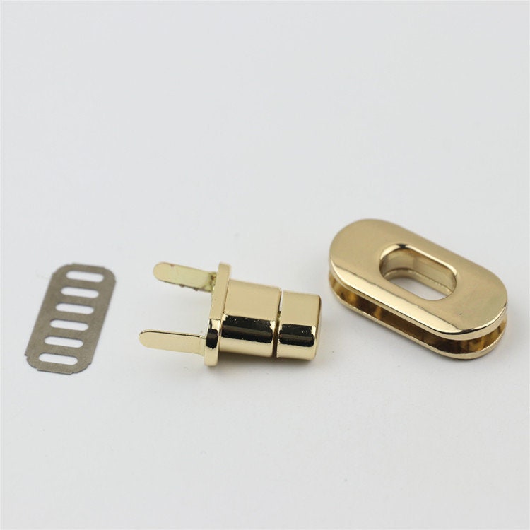 Turn Lock 1 3/8" 35mm Metal Purse Twist Lock Closure Heavy Duty Handbag Bag Making Replacement Hardware Accessories Wholesale Bulk