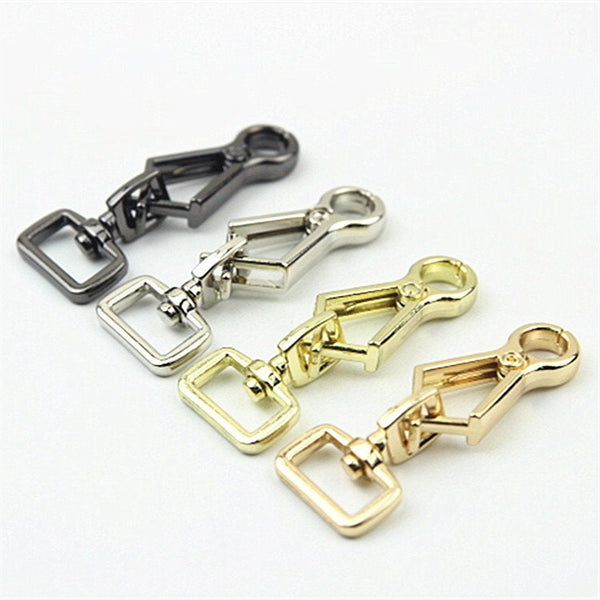 Swivel Lever Snap Hook 5/8" 16mm Metal Spring Push Gate Purse Clip Clasp Heavy Duty Handbag Bag Making Replacement Hardware