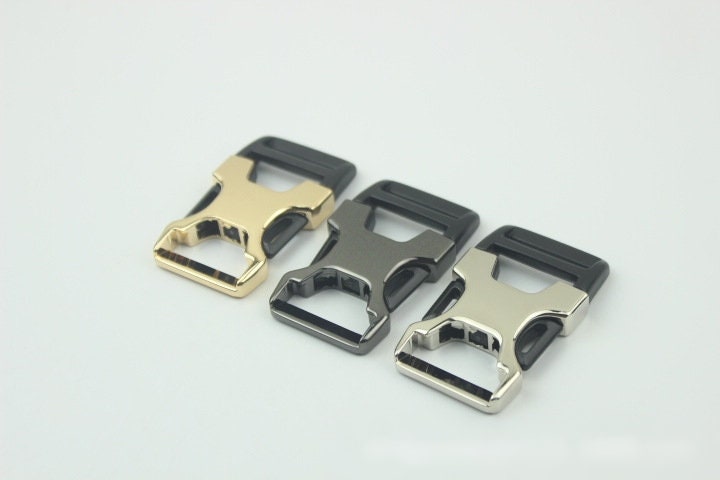 Adjustable Side Buckle 1" 26mm Metal Quick Release Buckle Bag Handbag Backpack Dog Collar Belt Making Paracord Hardware