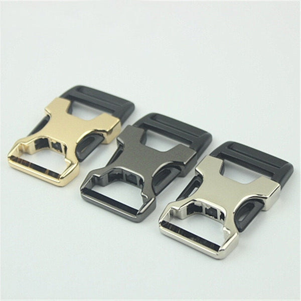 Adjustable Side Buckle 1" 26mm Metal Quick Release Buckle Bag Handbag Backpack Dog Collar Belt Making Paracord Hardware