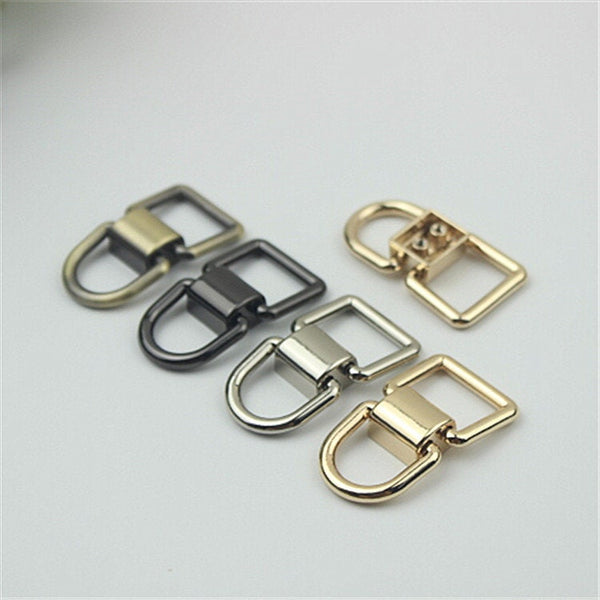 Strap Handles Connector 5/8 Inch 15mm Lock Buckle Gold Hardware Leather Purse Bag Handbag Clutch Backpack Diy Supplies