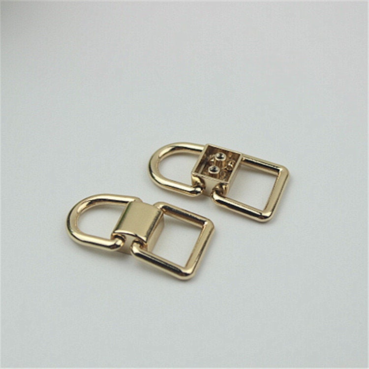 Strap Handles Connector 5/8 Inch 15mm Lock Buckle Gold Hardware Leather Purse Bag Handbag Clutch Backpack Diy Supplies