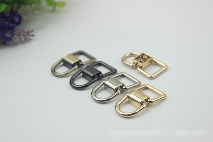 Strap Handles Connector 5/8 Inch 15mm Lock Buckle Gold Hardware Leather Purse Bag Handbag Clutch Backpack Diy Supplies