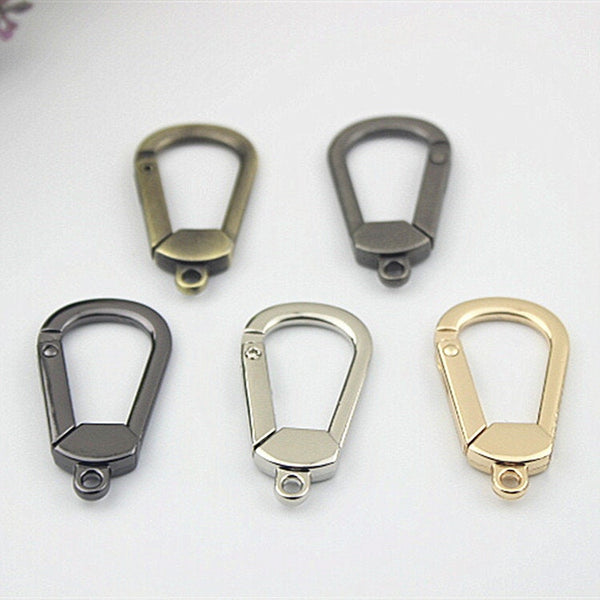 Lever Snap Hook 5/8" 15mm Alloy Metal Spring Trigger Lobster Clasp Clip Purse Bag Handbag Strap Handle Rings DIY Wholesale